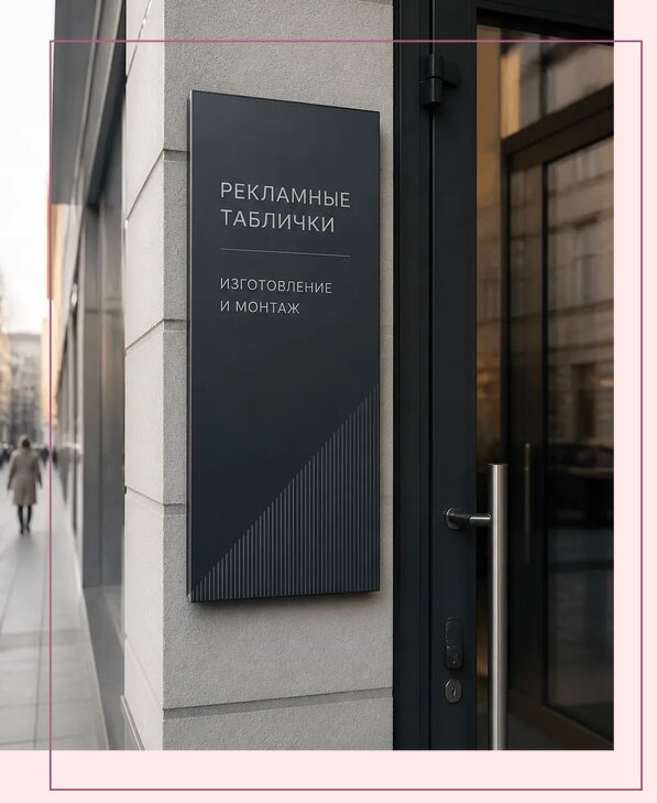 Рекламные таблички в Электростали по цене от 4559 р. | Аванза-Элк