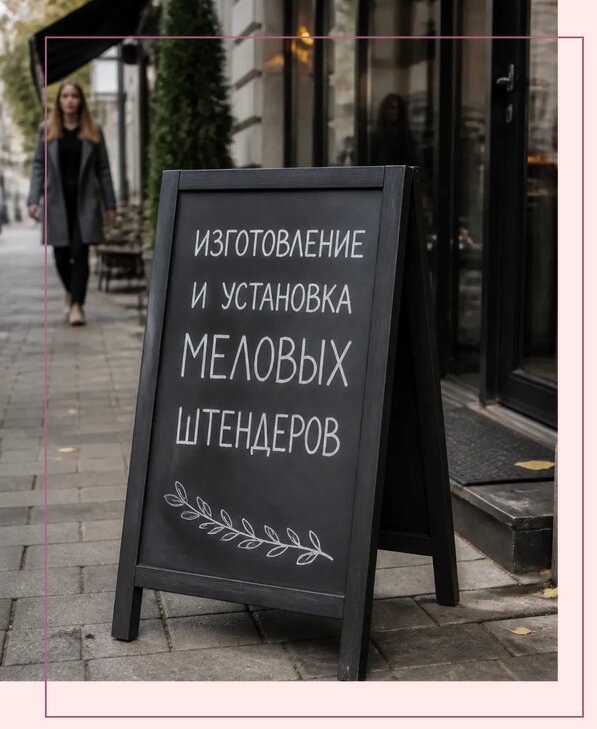 Меловые штендеры в Электростали по цене от 6585 р. | Аванза-Элк